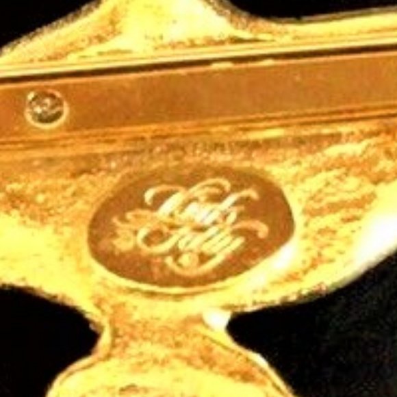 KIRKS FOLLY GOLD MAGIC GENIE ALLADIN WISH LAMP ARORA BOREALIS CRYSTAL BROOCH/PIN - Picture 5 of 7